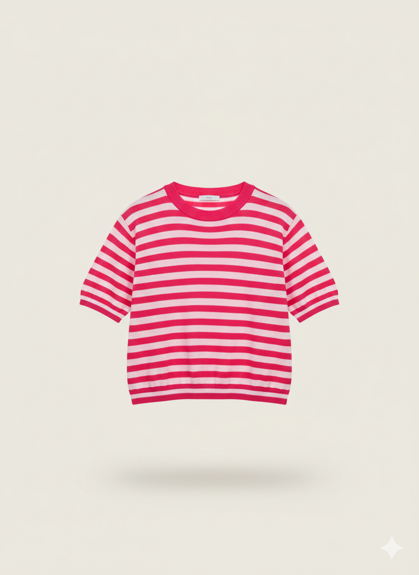 Kurzarm  Pulli rosa/pink